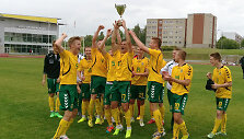 Lietuvos (U-19) futbolo rinktinė - Baltijos taurės laimėtoja