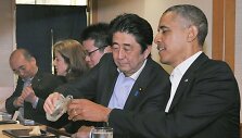 Shinzo Abe ir Barackas Obama