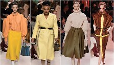 &bdquo;Fendi&ldquo; 2020&ndash;2021 m. rudens ir žiemos kolekcija: Paloma Elsesser (antra i&scaron; kairės)