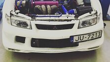 Arturs &Scaron;imins Mitusubishi Evo VI (asmeninio archyvo nuotr.)