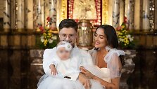 Karolina Meschino ir Dominykas Ježerys pakrik&scaron;tijo dukrą