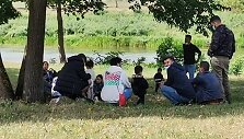Sulaikyti migrantai