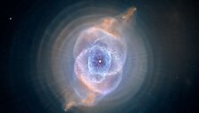 Lietuvos etnokosmologijos muziejaus iliustracija (toliau &ndash; LEM iliustr.)/Katės Akis &ndash; vienas gražiausių planetinių ūkų/Nasa.gov.)