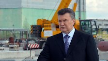 Ukrainos prezidentas Viktoras Janukovyčius prie Černobylio atominės elektrinės