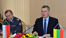 Lietuvos ir Lenkijos kra&scaron;to apsaugos ministrų susitikimas
