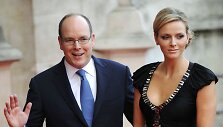 Grace Kelly sūnus, Monako princas Albertas II su žmona Charlene Wittstock