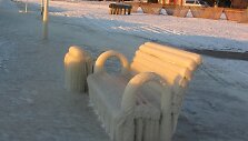 Apledijęs suoliukas Nidoje