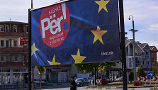 Plakatas, raginantis balsuoti už Makedonijos pavadinimo pakeitimą