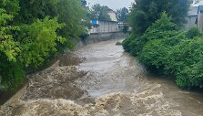 Biala upė Bielsko Bialos vietovėje