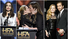 Holivudo filmų apdovanojimų ceremonija: Angelina Jolie, Kate Winslet ir Allison Janney bei Amy Adams ir Jake'as Gyllenhaalas