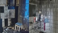 Gaisras Kupi&scaron;kio Vilniaus gatvėje