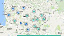 Interaktyvus informacijos sekimo žemėlapis