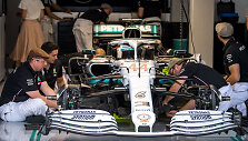 &bdquo;Mercedes&ldquo; komandos bolidų specialus dažymas F1 Vokietijos GP