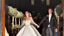 &bdquo;Swarovski&ldquo; paveldėtojos Victorios Swarovski vestuvių akimirka
