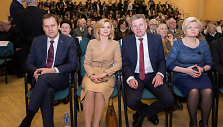 Valdemaras Toma&scaron;evskis, Rita Tama&scaron;unienė, Jaroslavas Narkevičius ir Vanda Kravčionok