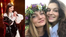 Gabrielė Pimpytė su mama Vita