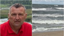 Klaipėdietis Gintaras Dvarvytis nedvejodamas &scaron;oko į jūrą gelbėti skęstančios moters. Vėliau mokykla, kurioje pedagoge dirba i&scaron;gelbėta vasarotoja, atsiuntė jam padėką.