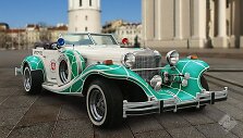 Fotomontažas (Lietuvos policijos automobilis)