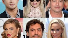 Channingas Tatumas,Lady Gaga, Bradas Pittas, Carmen Electra, Javieras Bardemas, Kendra Wilkinson