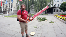 Protestas prie&scaron; medžių kirtimą