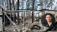 Valerijus Kharchishinas ir jo sugriauti namai