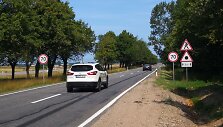 13-asis kelio A13 kilometras, važiuojant į Klaipėdos į Palangą