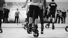 &bdquo;Kangoo jumps&ldquo; treniruotėje