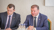 Virginijus Sinkevičius ir Saulius Skvernelis