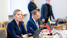 Agnė Bilotaitė susitiko su septynių &scaron;alių vidaus reikalų ministrais