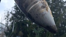 Kyjive neutralizuota raketos &bdquo;Kinžal&ldquo; kovinė galvutė