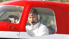 Rolandas Paksas lėktuve 2006 metais