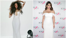 Winnie Harlow (kairėje) ir Denise Bidot (de&scaron;inėje)