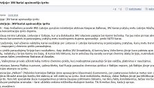 Manoma, kad BNS patyrė kibernetinę ataką
