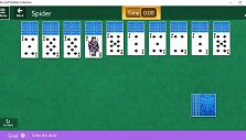 &bdquo;Spider Solitaire&ldquo; pasjansas &bdquo;Microsoft&ldquo; rinkinyje