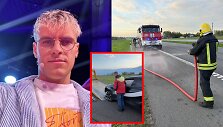 Lukas Karalius pateko į avariją
