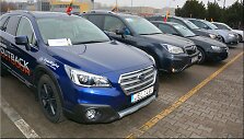 Pasivažinėjimas &bdquo;Subaru&ldquo; automobiliais vasario 16-ąją