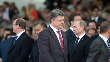Petro Poro&scaron;enka ir Vladimiras Putinas