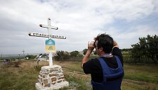 Malaizijos lėktuvo &bdquo;Boeing 777&ldquo; katastrofos vieta rytų Ukrainoje