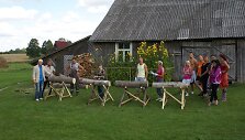 Projekto &bdquo;Lauku sēta&ldquo; akimirka