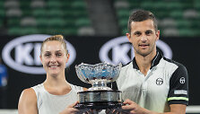 Kroato ir kanadietės duetas triumfavo &bdquo;Australian Open&ldquo; mi&scaron;rių porų turnyre