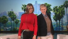 Jennifer Aniston ir Ellen DeGeneres