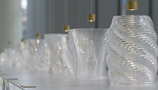 3D spausdintuvu pagamnti stiklo dirbiniai