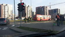 Vilniuje autobusas pervažiavo dviratininkę.