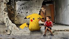 Bandymas atkreipti dėmesį į Sirijos na&scaron;laičius: fotosesija su pokemonais