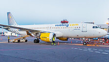 &bdquo;Vueling&ldquo; lėktuvas Vilniaus oro uoste