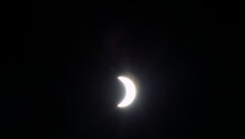 Saulės užtemimas i&scaron; kosmoso
