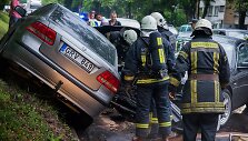 Sostinėje BMW sukėlė avariją - nukentėjo neįgalusis