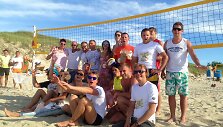&bdquo;Neringa FM Beachball CUP&ldquo; tinklinio rungtynių akimirka