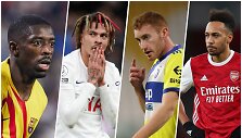 O.Dembele, D.Alli, D.Kulu&scaron;evskis ir P-E.Aubameyangas
