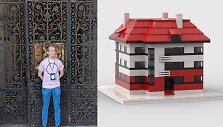 Rokas Mik&scaron;riūnas i&scaron; &bdquo;Lego&ldquo; konstruoja pastatus